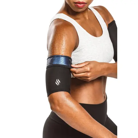 Women's Workout Arm Sleeves, 2-Pack, Black