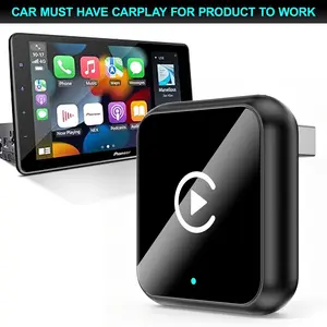 [Summervibes] 2026  Wireless CarPlay Adapter – In an ultra-compact design, it converts wired CarPlay/Android Auto to wireless connectivity.