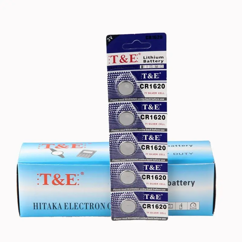 1620 3v Button Battery, Cr1620 3v Battery for Fitness Devices, Watches, Alkaline Replacement Battery, Batch Number 20241001
