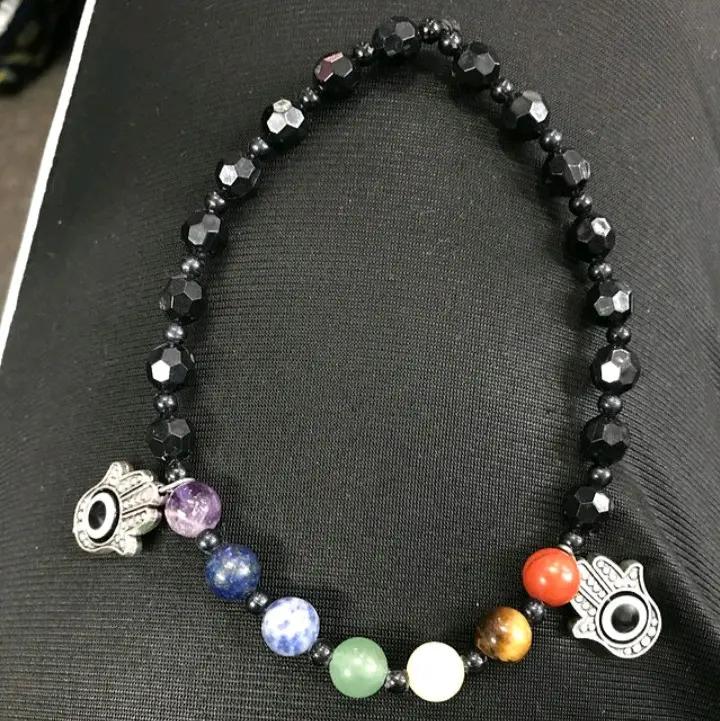 Chakra Crystal Anklet