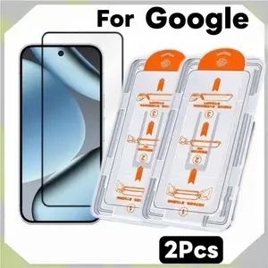 2-Pack Google Pixel  10 9 Pro XL 8 7 6 9A 8A 7A 6A  Screen Protector Film, Ultra-High Definition, Supports Ultrasonic Fingerprint Sensor, Dust-Free, Bubble-Free Installation