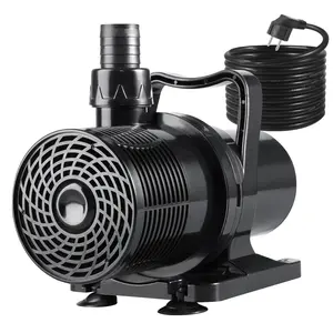 3700GPH 130W High Flows Submersible Water Pump, 31Ft Pond Pump, 180° Ajustable Outlet Submersible Pump, Cleanable Water Fountain Pump for Fountains, Waterfalls, Koi Ponds, Aquarium, Quiet Operation