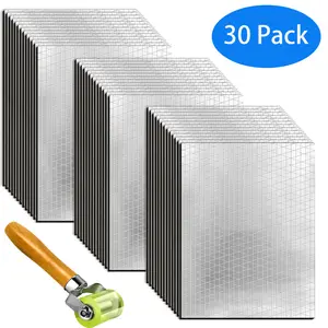32Sqft 16''X10'' Car Sound Deadening Mat, Summervibes, 10mm Car Van Sound Deadening Insulation, Noise & Heat Reduce ,Hood Insulation Foam Deadening Insulation for Car Repair, Summer Essentials for Car