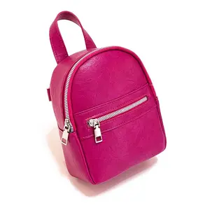 1pc Fashion Mini PU Leather Backpack for Women, Multi Zipper Pockets Large Capacity Casual Daypack, Adjustable Strap Crossbody Bag Perfect for Daily, Travel, Work, School, Shopping & Outdoor Activities