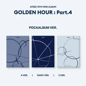 Ateez - Golden Hour : Part.4 - Poca Album Version  [DISCLESS DIGITAL] Asia - Import