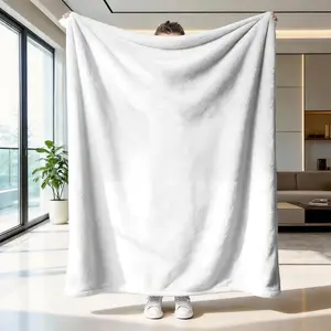 Pure Flannel Blanket, Soft Skin-Friendly Warm Blanket, Simple Style Plain Decorative Cover, Multi-Use Home Blanket, Soft Cozy Blanket