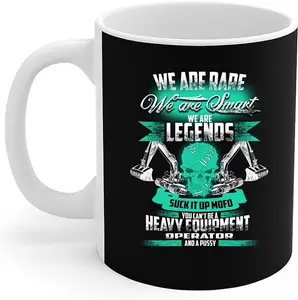 Heavy Equipment Operator Mug Heavy Equipment Operator Gift Heavy Equipment Operators Are Legends Coffee Mug 11oz