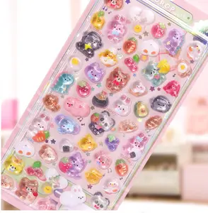Cute 3D Puffy Animal Stickers Set, Kawaii Decorative Stickers for Journals, Scrapbooks, Phone Cases, Water Bottles, Laptops & DIY Crafts gift