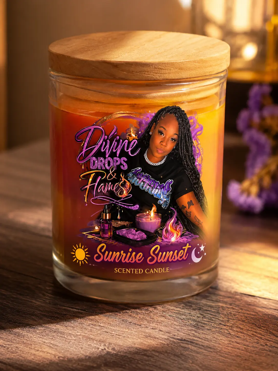 Sunrise Sunset Candle