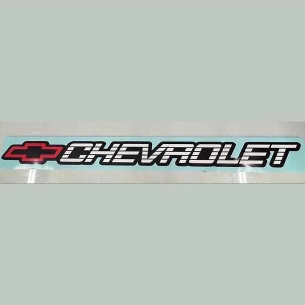 Chevrolet 48" Length Official Brand Sticker for Cars and Trucks