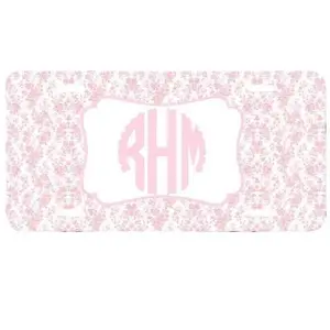 Front License Plate, Monogrammed License Plate, Personalized Car Accessories, Gifts for Her