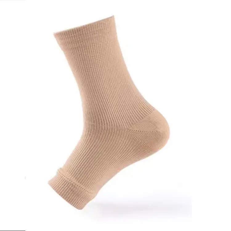 Ankle protection socks with pure skin to