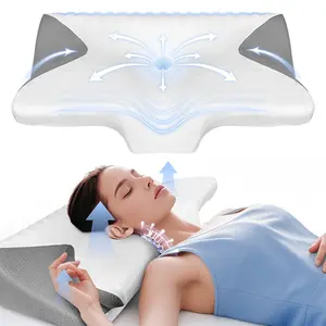 Memory Foam Neck Pillow, Durable Christmas Gift for Boyfriend, Cervical Suppor, 2026 Hot Summer Picks