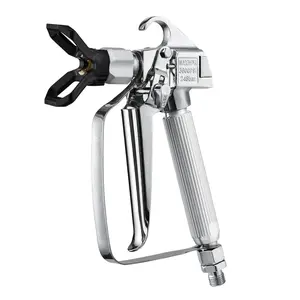 VEVOR Airless Paint Spray Gun, 3600PSI High Pressure Airless Paint Sprayer Gun with 517 Tip, Swivel Joint Airless Spray Gun Kit with Filters, Cleaning Needle and Brush, for Airless Spraying Machine