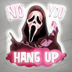 Clown Horror Neon sign, Horror Movie Neon Light USB powered LED wall Decoration, Suitable for Halloween Parties and Decorations Adjustable Rgb Lighting