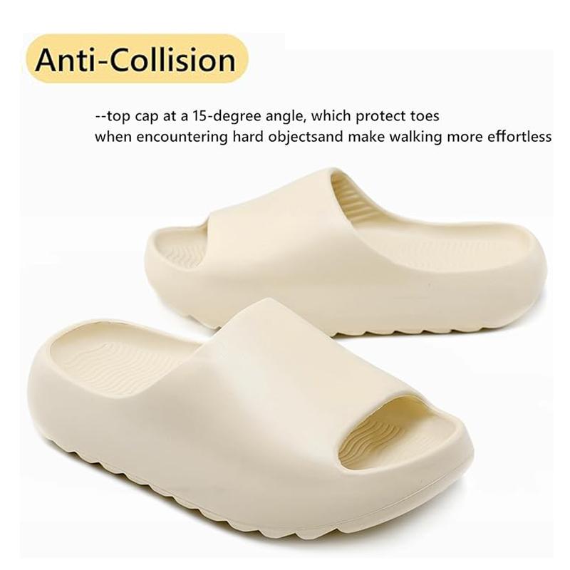 Lumubby Pillow Slippers for Women & Men Non-Slip Quick-Drying EVA Material Ultra Cushion 1.7-inch Thick Sole Breathable Anti-Slip Textured Style Shower Slides Lumubby Pillow Slippers for Women & Men Non-Slip Quick-Drying EVA Material Ultra Cushion 1.7-inch Thick Sole Breathable Anti-Slip Textured Style Shower Slides