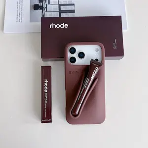 Rhode Lip Gloss Phone Case with Holder Soft Silicone Full Protection for Your Smartphone Cellphone