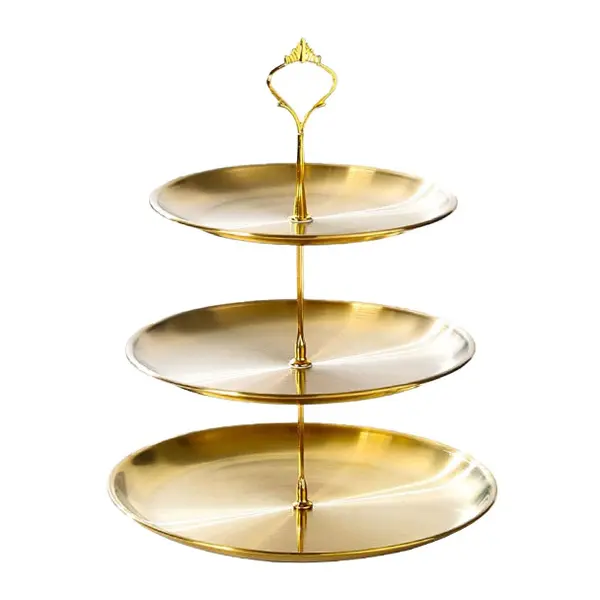 3 Tier Cupcake Stand, Dessert Plates Cake Fruit Candy Display Tower Reusable Pastry Platter for Wedding Birthday Baby Shower Tea Party Decorations
