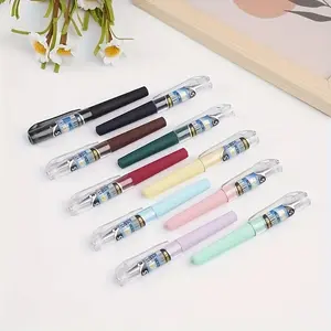 10pcs Pocket Pen Short Portable Mini Neutral Ink Pens, Small Size Signature Pens, Compact Writing Tools for On-The-Go Use, Office Supplies