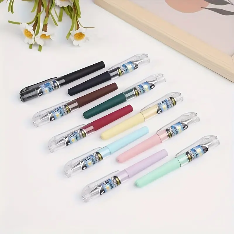 10pcs Pocket Pen Short Portable Mini Neutral Ink Pens, Small Size Signature Pens, Compact Writing Tools for On-The-Go Use, Office Supplies