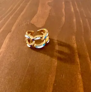waterproof colorful cuban ring