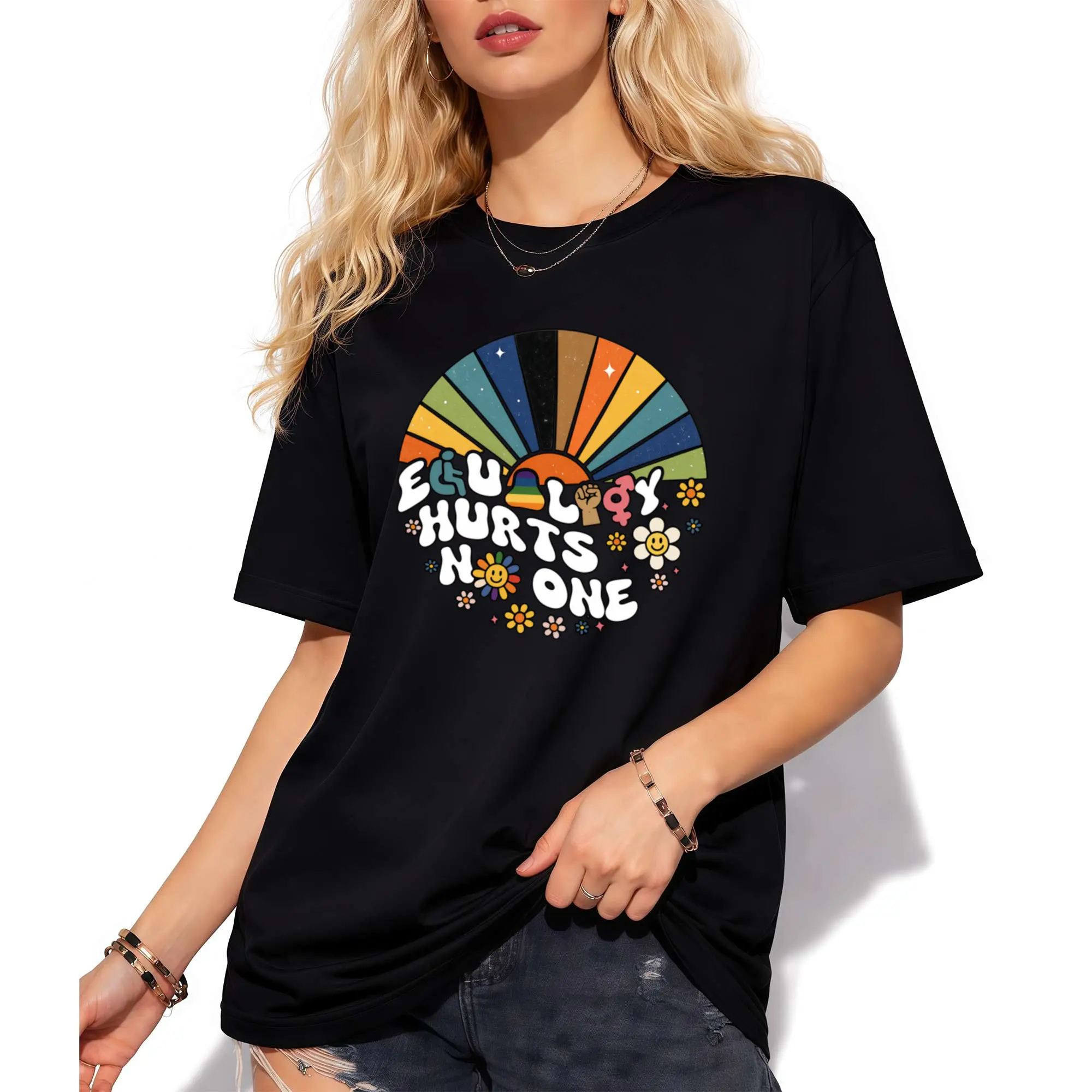Equality Hurts No One Shirt, Equal Rights T-shirt, Pride Month Graphic Tee,  Social Justice Outfits