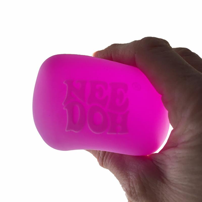 Needoh - Trending Glow in the Dark Nice Cube - Latest Craze in Hard Squish Stress Balls - Stim tools