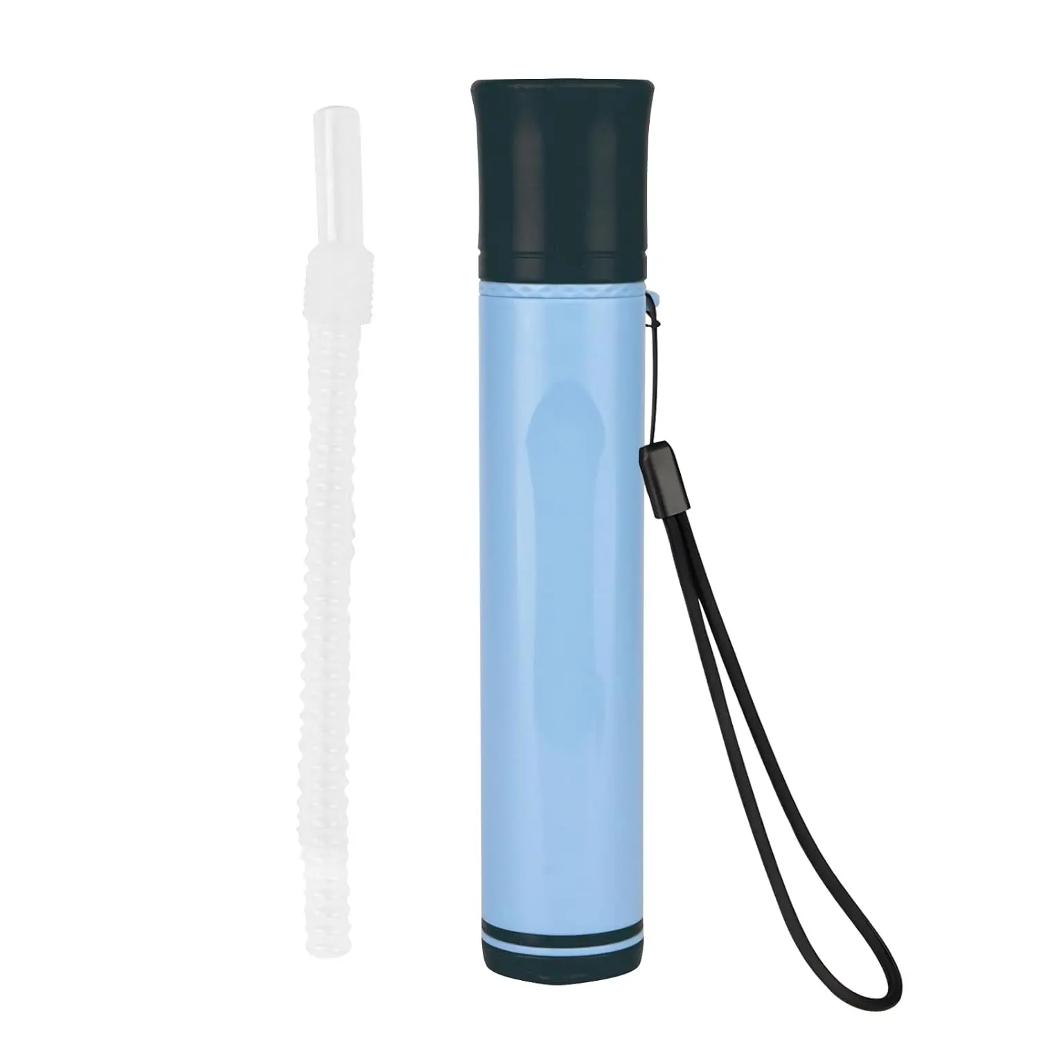 Outdoor Sport Water Filter Straw - Personal Water Filter Lightweight and Durable Portable Filtration System for Hiking, Camping.