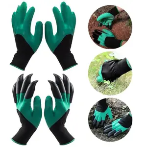 2026 Trendy Garden Work Gloves With Built-in Claws, Breathable Protective Gardening Gloves, Sturdy Wear Resistant Design For Quick Digging Planting, Perfect For Yard Lawn Flower Bed Outdoor Farming And Daily Gardening Work