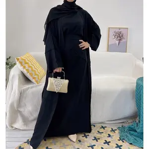 Muslim casual crepe 2-piece set crepe MS131#