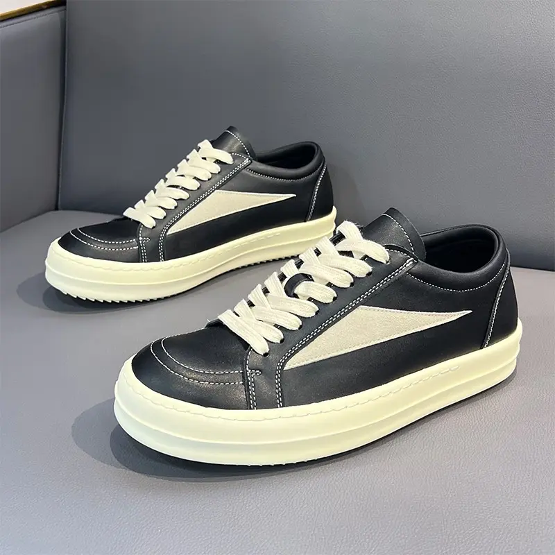 Women's casual sports shoes, low-top American round-toed board shoes, and thick-soled women's shoes are suitable for daily commuting outfits