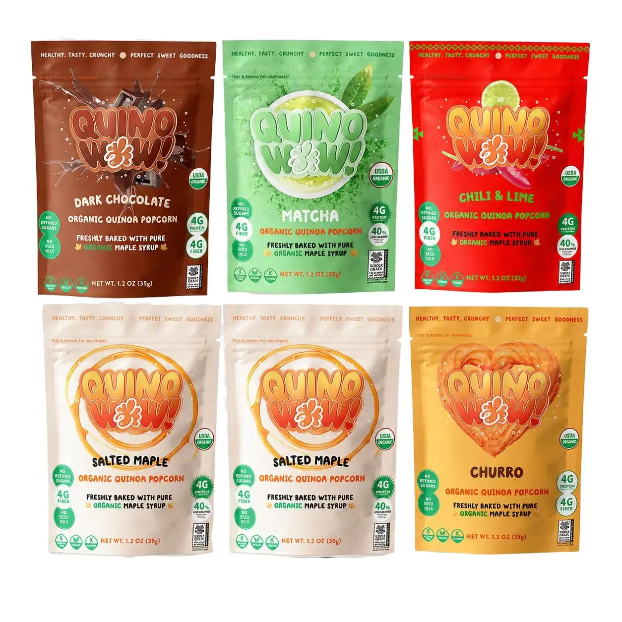 Better Together Foods | Quinowow - Single & Variety Flavors (6 Packs)