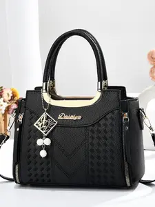 Large Capacity Fashion Simple Versatile Three-Piece Handbag Set, Korean Style Mommy Bag, Stylish Crossbody Women's Bag, Casual Crossbody Bag