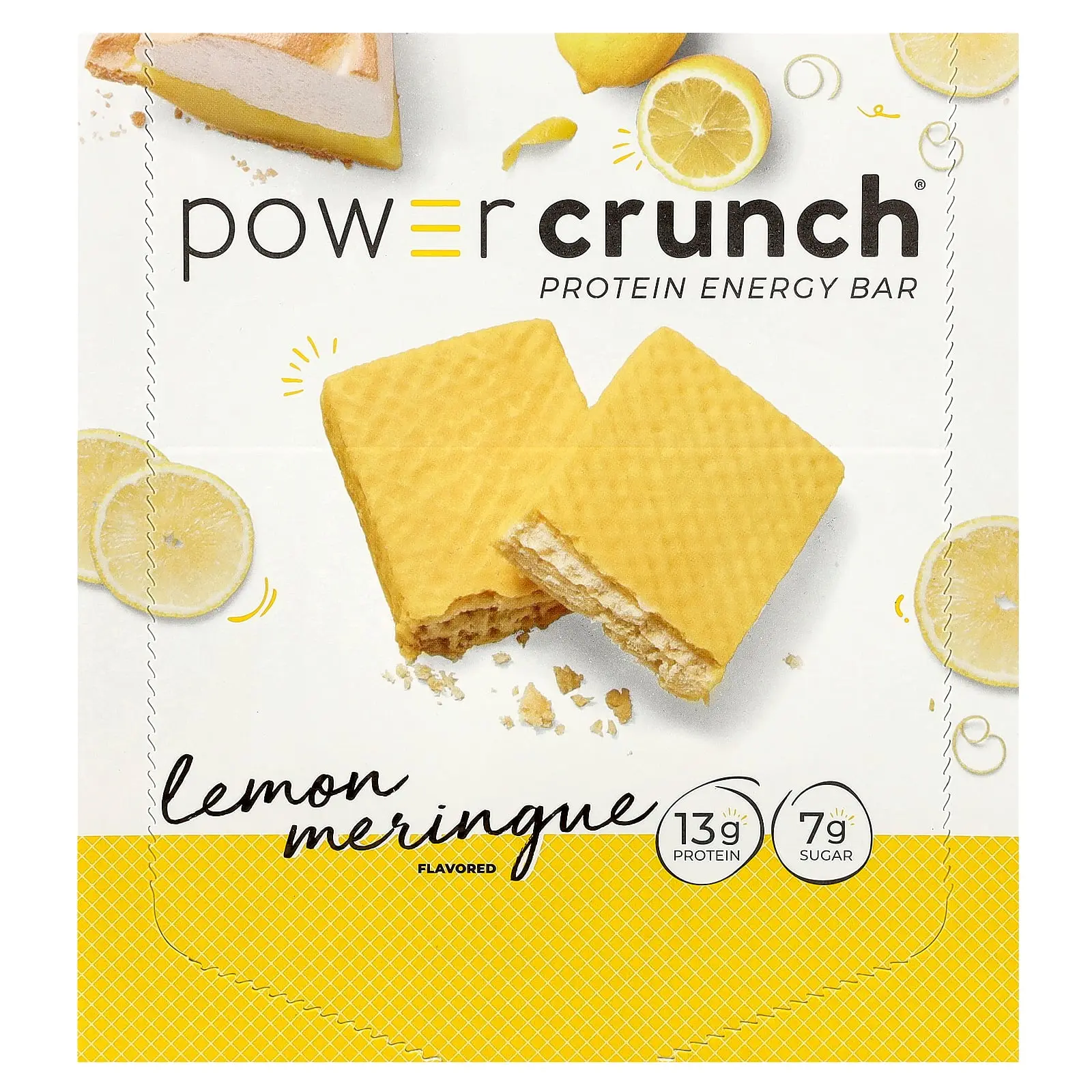BNRG Power Crunch®, Protein Energy Bar, Lemon Meringue, 12 Bars, 1.4 oz (40 g) Each