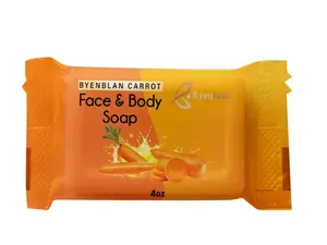 Byenblan carrot 1 piece soap| Daily glow $Gentle Facial cleanse & Eczema | anti inflammatory