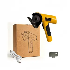 2026 New 2600mAh Cordless Electric Scissors, Cardboard Box Cutter, Safety Lock & LED Light, Storage Box, 3.6V Electric Cutter for Fabric, Carpet, Carton, Plastic, Leather & Cloth