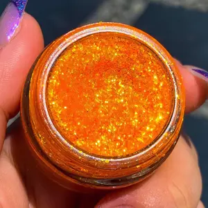 Orange Blast Glitter Gel - Slayfire Cosmetics UV Neon Orange Cosmetic Glitter