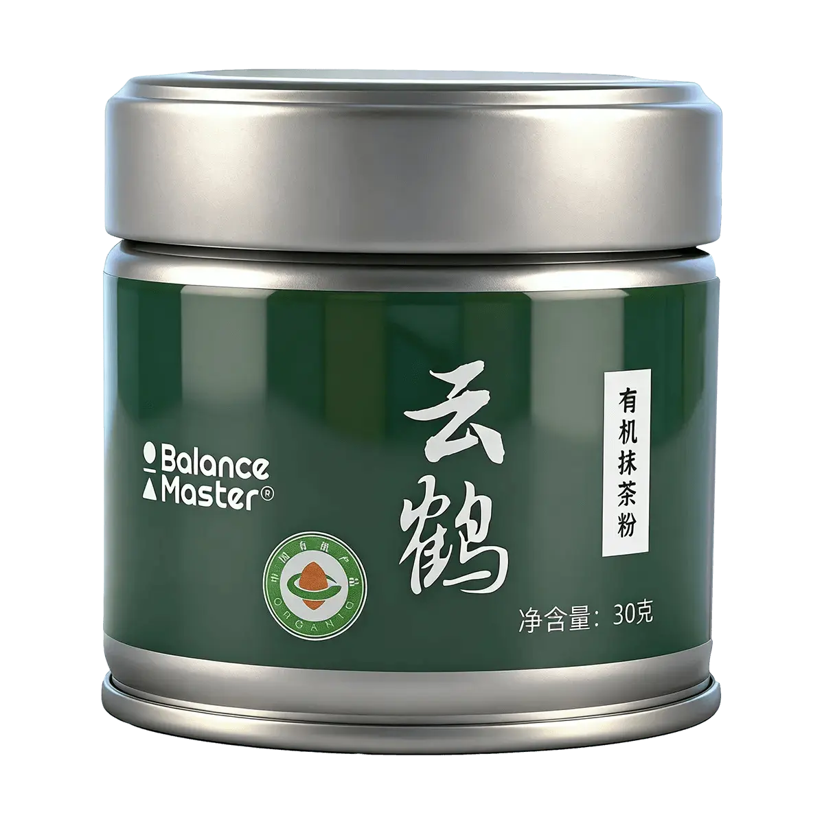 Balance Master Cloud Crane Organic Matcha Powder 30g - Ceremonial Grade for Advanced Enthusiasts, 0 Sugar, 0 Additives, Perfect for Lattes, Baking & Desserts