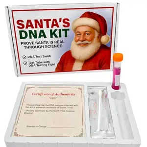 Santa's DNA Kit - Prove Santa is Real Through Science with DNA Test Swab & Test Tube Officially Approved by North Pole Science Council