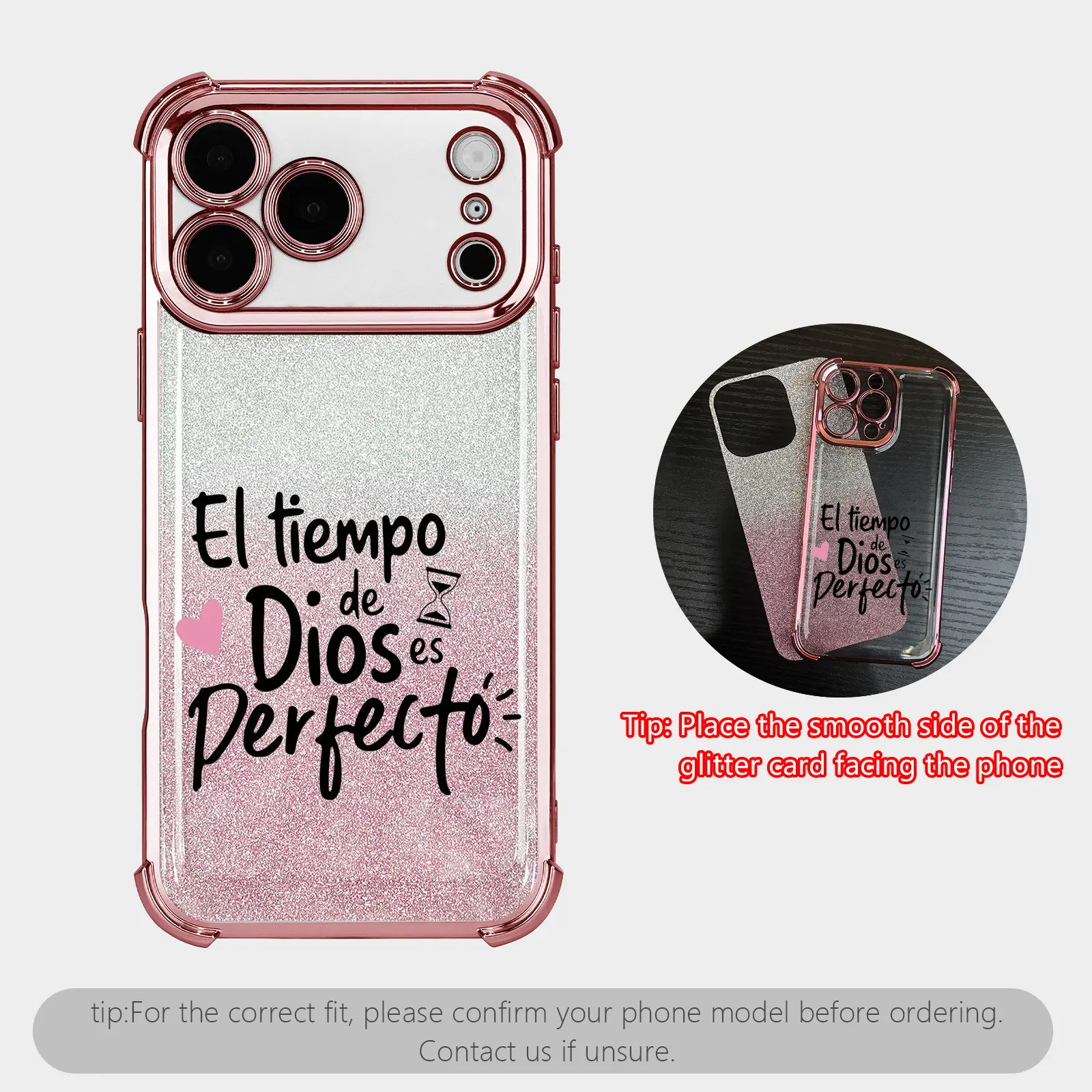 Women's Shockproof Glitter Smartphone Case - Religious Faith Gift, Electroplated Bumper, Flower Lanyard for iPhone 17 Pro Max, 16, 15 Plus, 14, 13, 12, 11, XR, XS & Samsung Galaxy S25, S24, S23, S22 - Handheld Cellphone Protection for Devices NN123