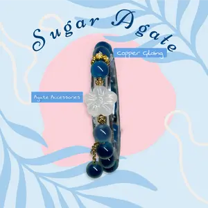 Sugar Agate Bracelet (plum blossom agate)