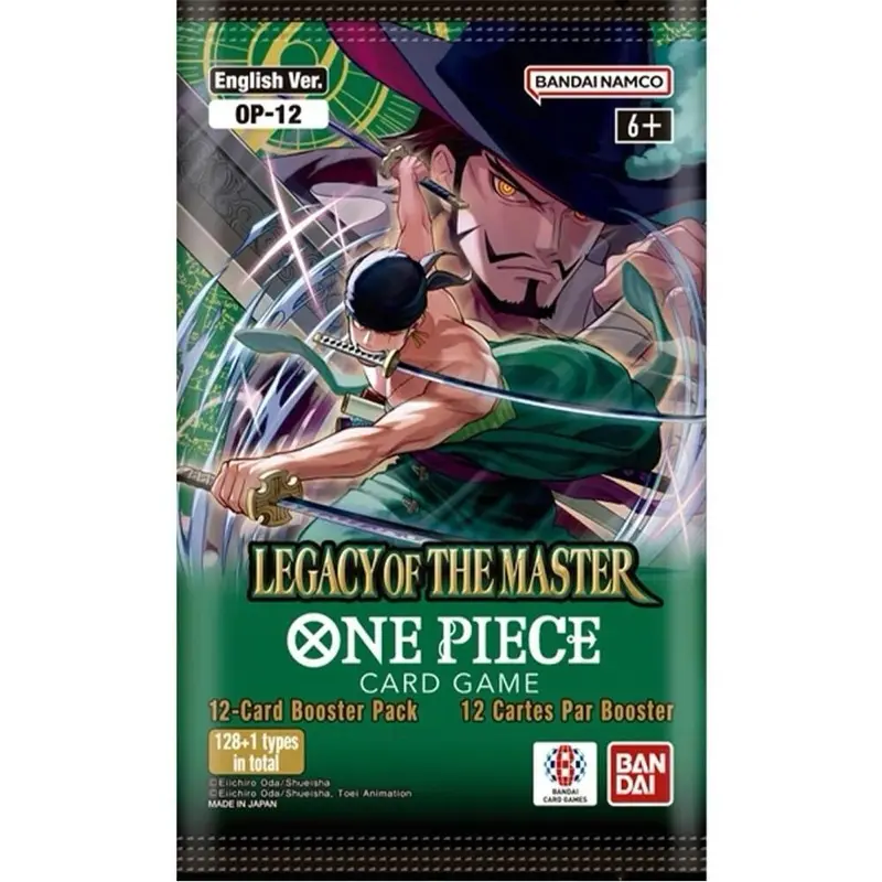 Bandai One Piece OP-12 Legacy of The Master - English Booster Pack