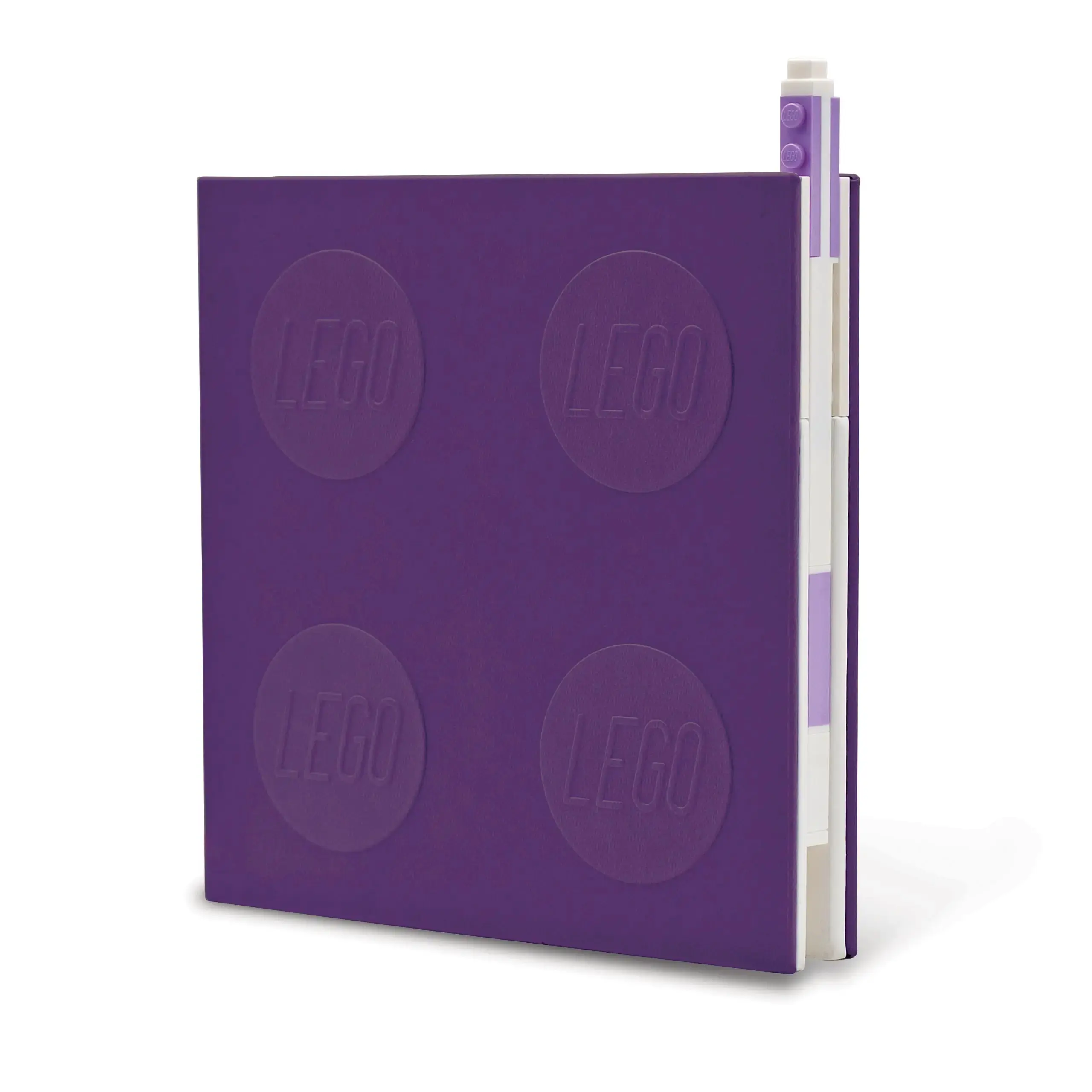 LEGO® Stationery Locking Notebook with Gel Pen - Lavender (52445)