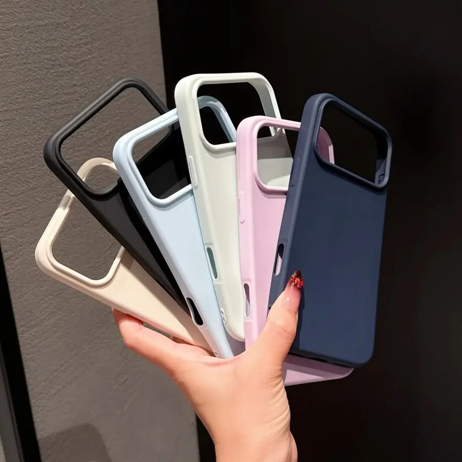 Premium Liquid Silicone Phone Case - Soft-Touch Protective Cover, Shockproof Non-Slip Back Case for iPhone