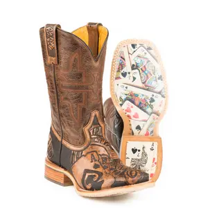 Men's Tin Haul "Gambler" Western Square Toe Boot