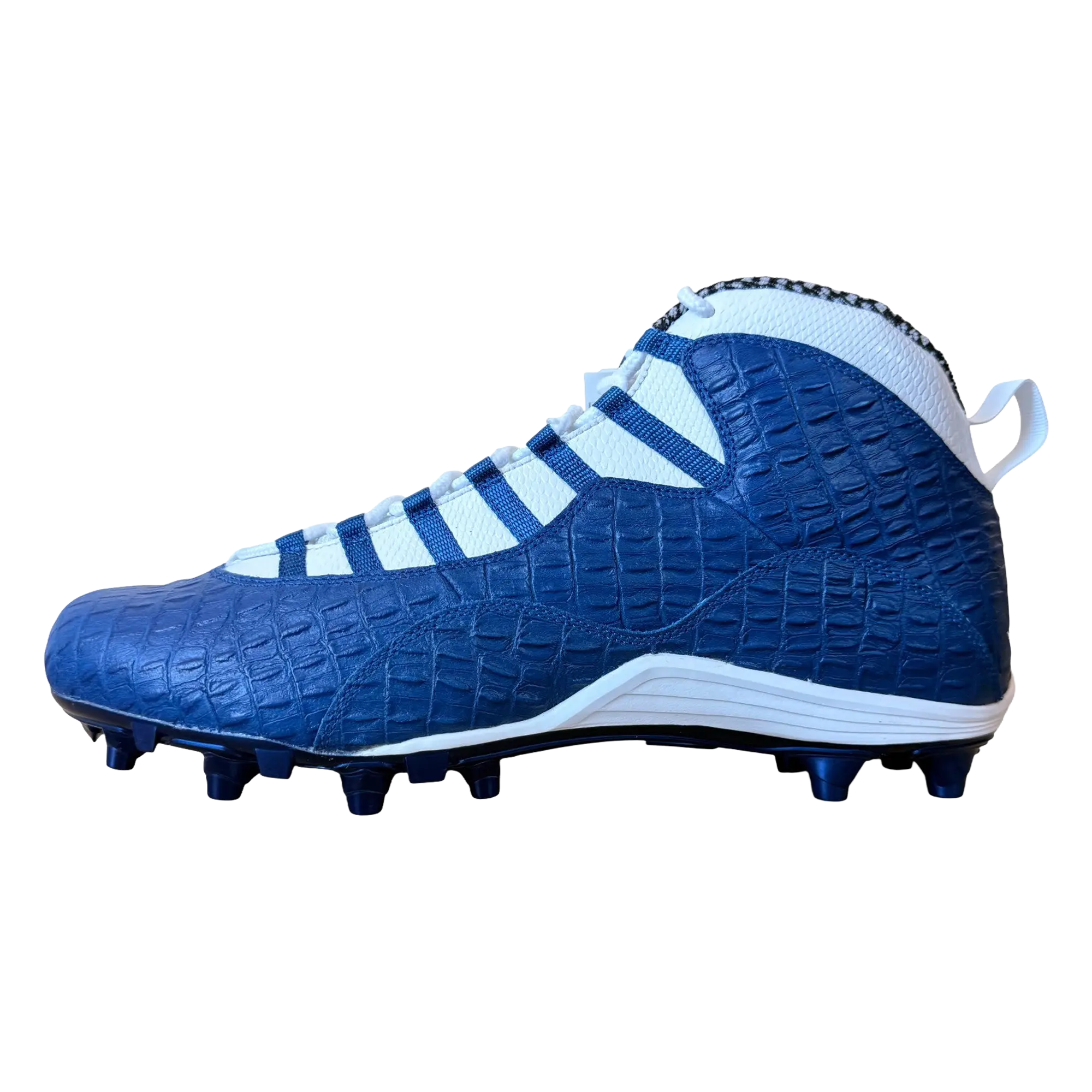 Jordan 10 Alpha Molded Cleats "Blue / White" HO19 MNJDSP 484