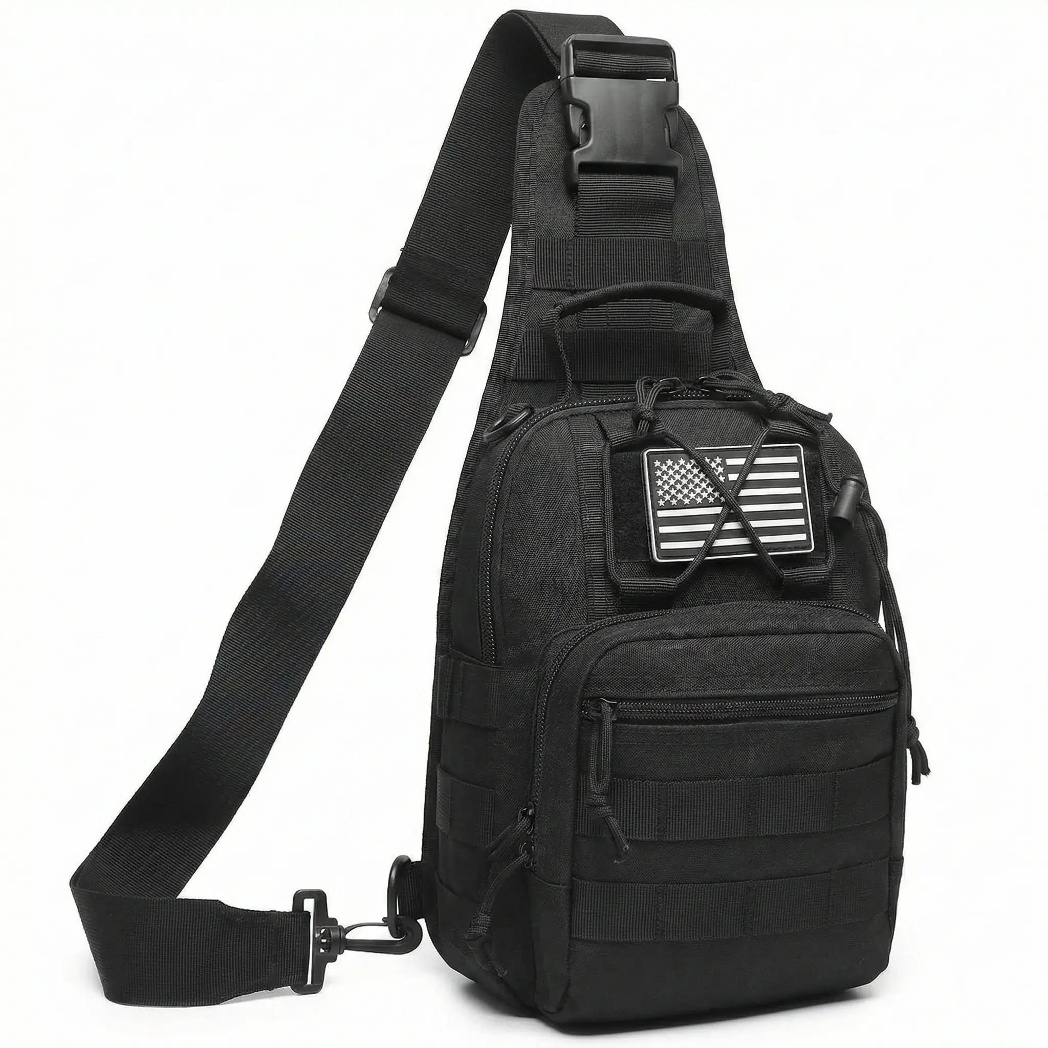 Black [With Flag Patch]