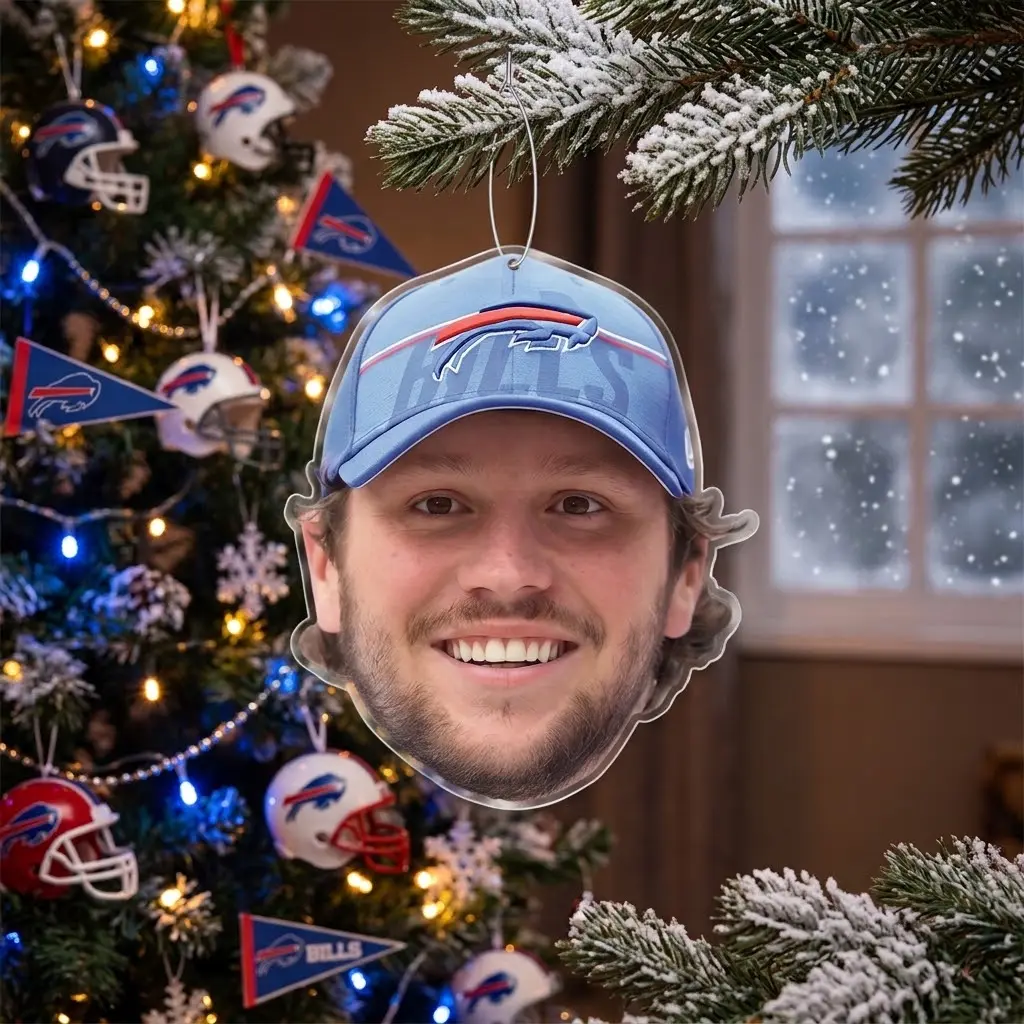 Josh Allen Air Freshener Football Lovers Gift Hanging Acrylic Ornament