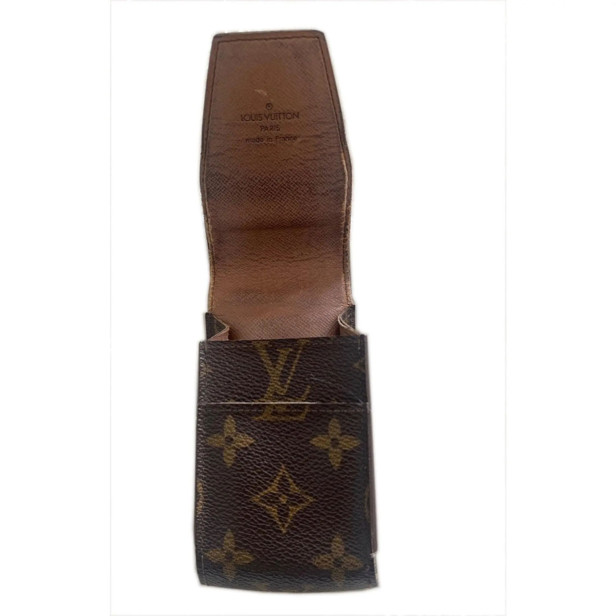 Pre-owned Louis Vuitton Canvas Small Leather Goods Cigarette Case