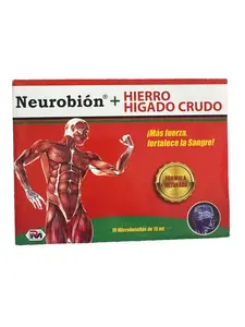 Neuro Daily Liver Multivitamin Dietary Supplement with Iron, 10 x 15mL Microbottles, 150mL Total Volume, Prop 65 Safe, Daily Liver Supplement